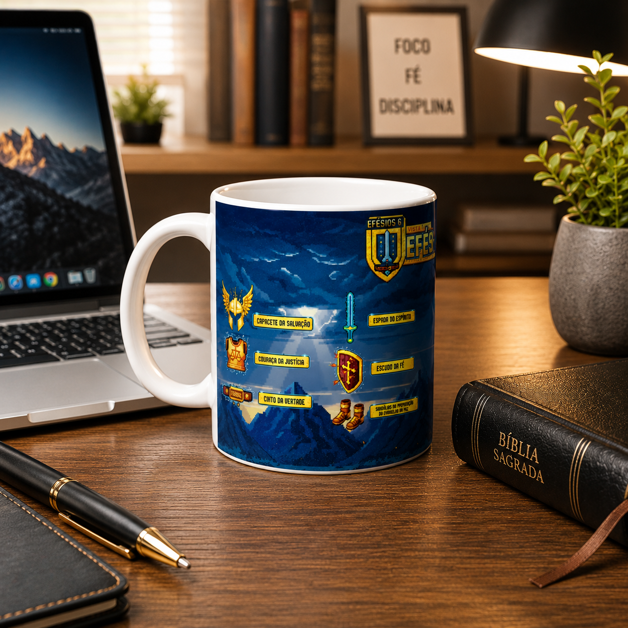Caneca Armadura de Deus – Efésios 6