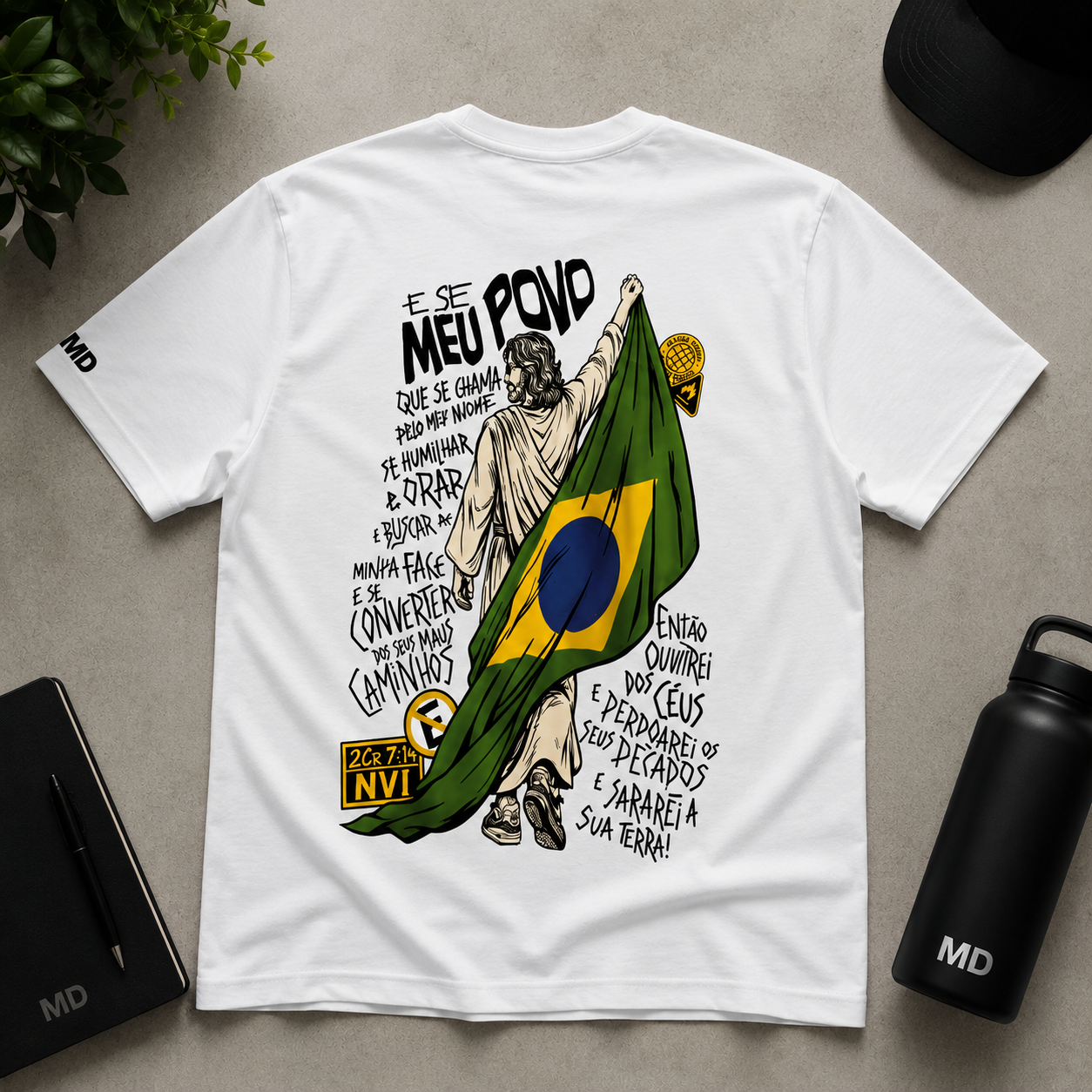 Camiseta 2° Crônicas 7:14 🇧🇷