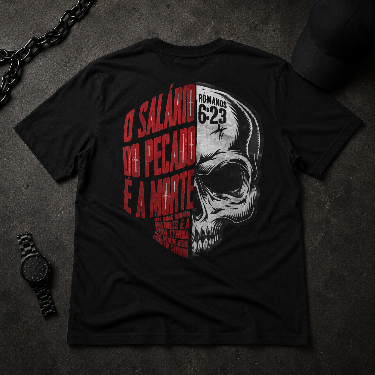 Camiseta Romanos 6:23☠️
